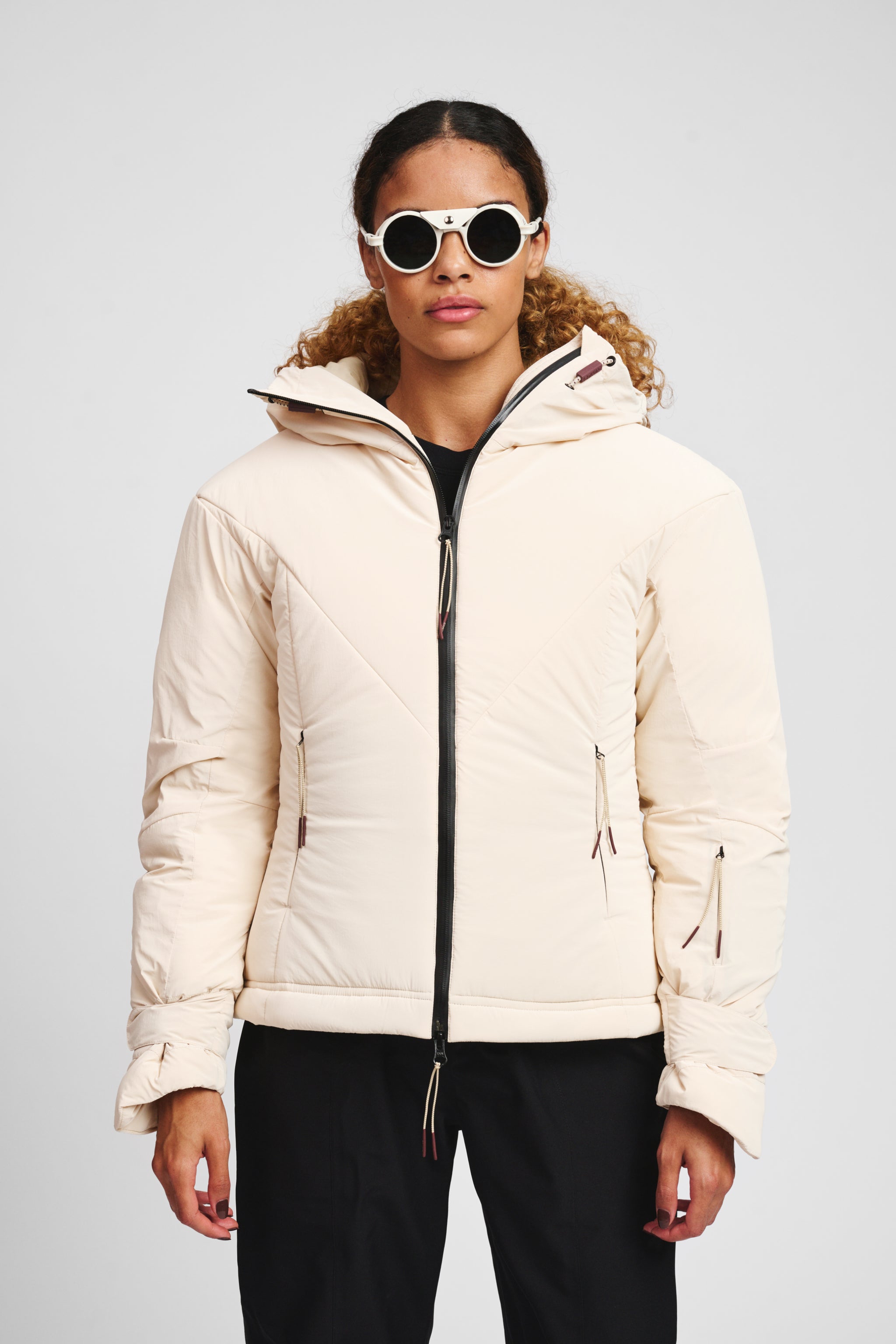 Basalt Padded Jacket Beige W