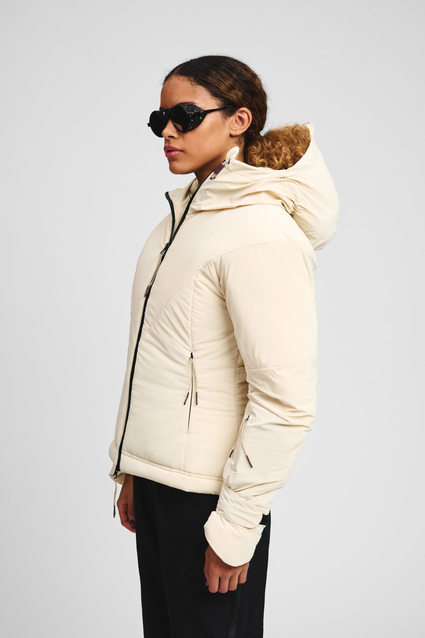 Basalt Padded Jacket Beige