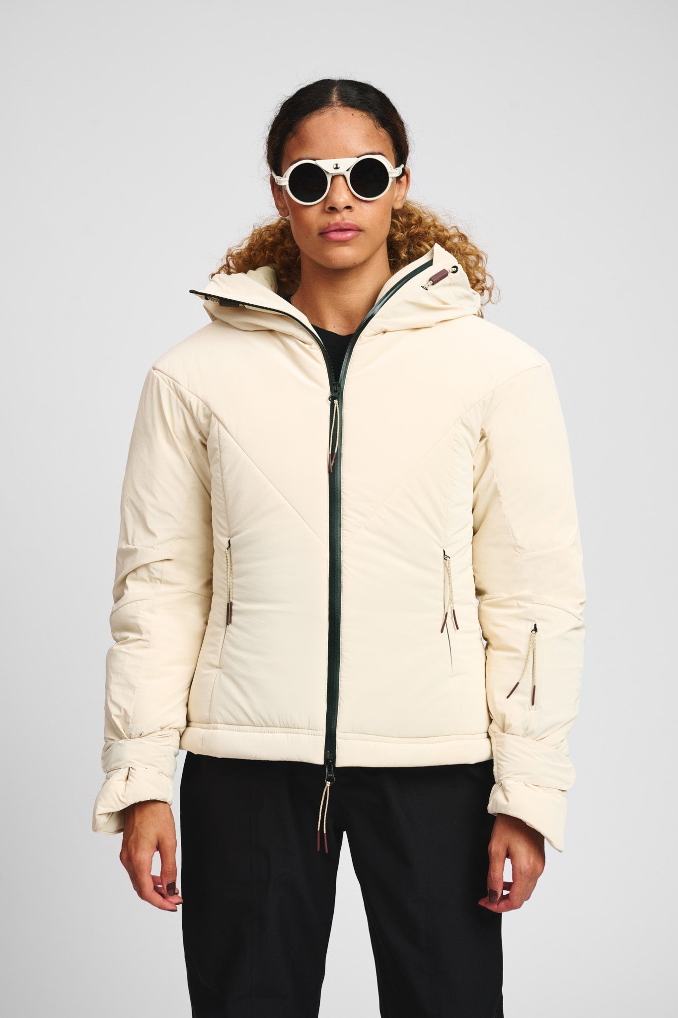 Basalt Padded Jacket Beige