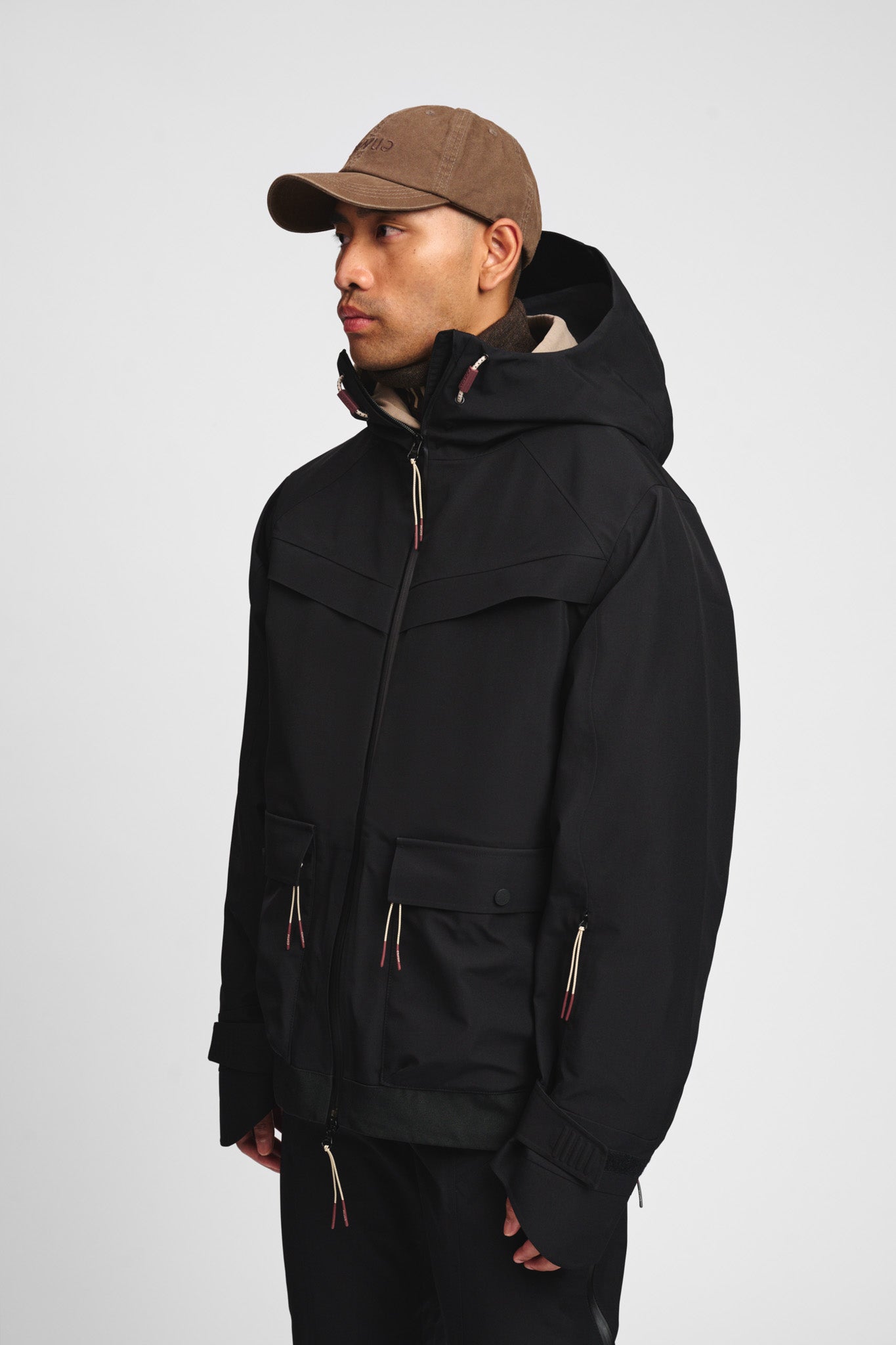 Coal Shell Jacket Black