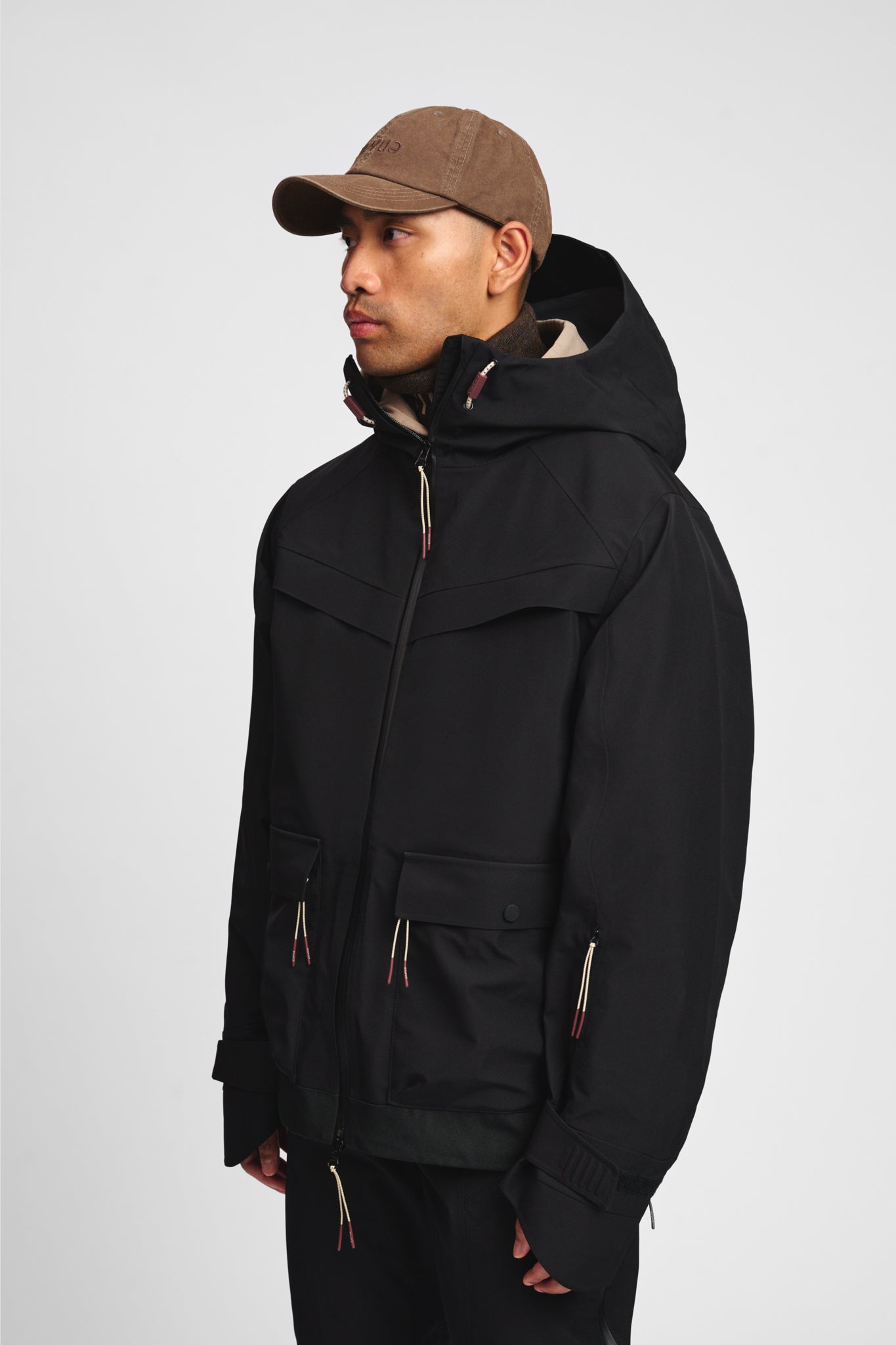 Coal Shell Jacket Black