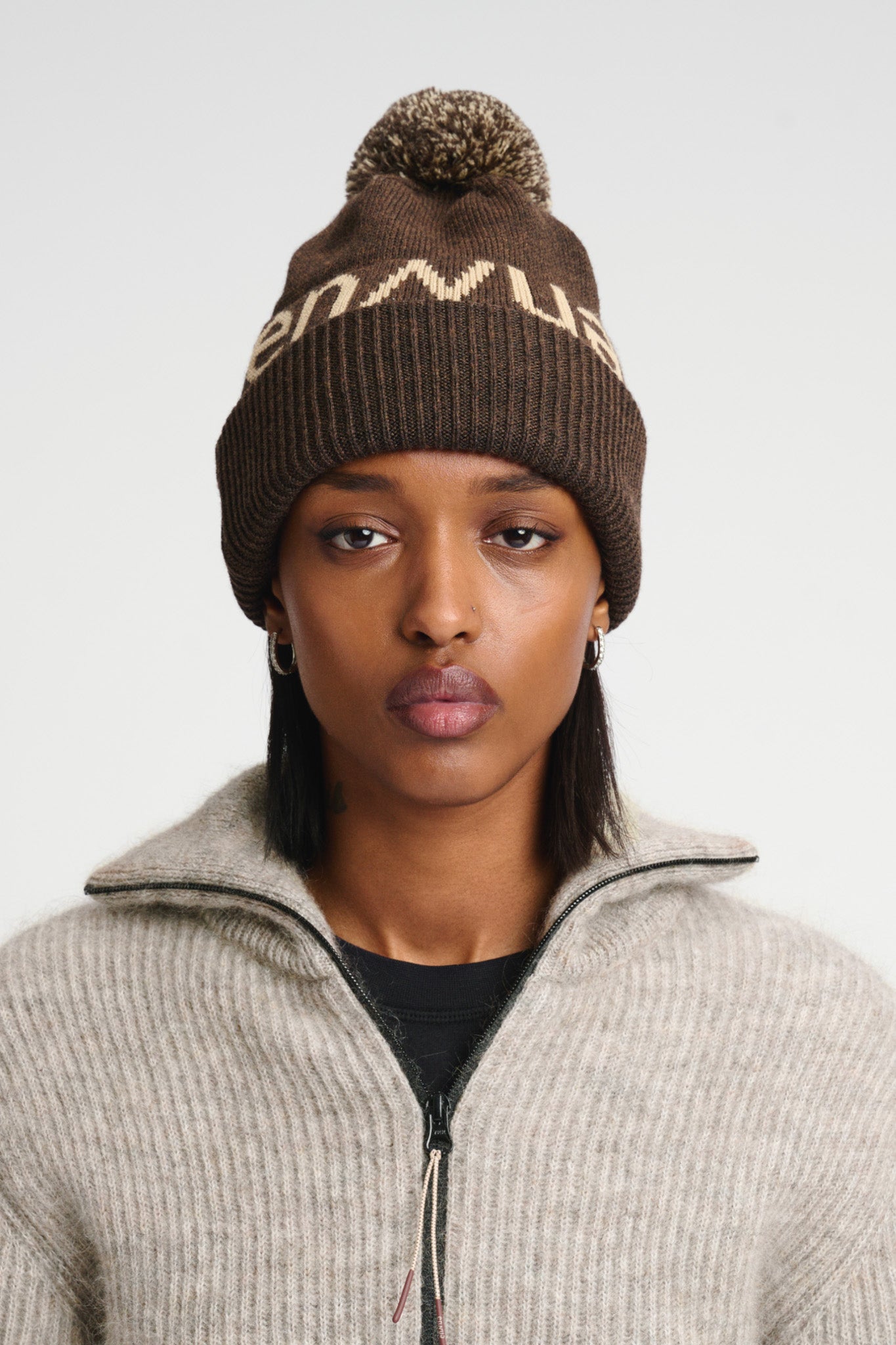 Rock Beanie Brown W