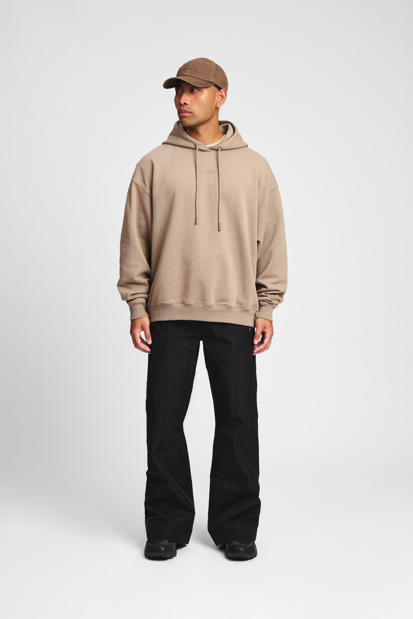 Titanite Hoodie Dark Beige