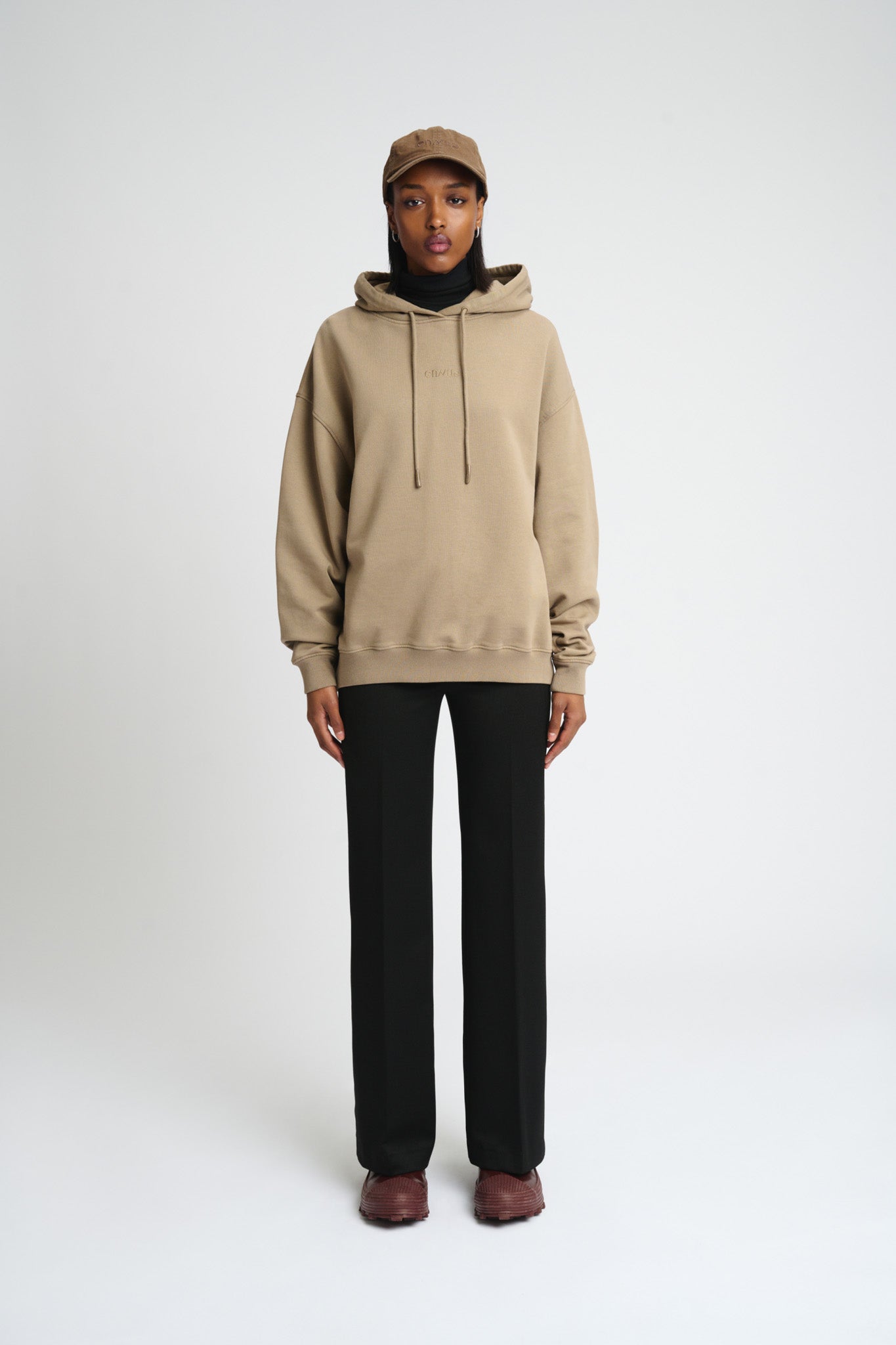 Titanite Hoodie Dark Beige