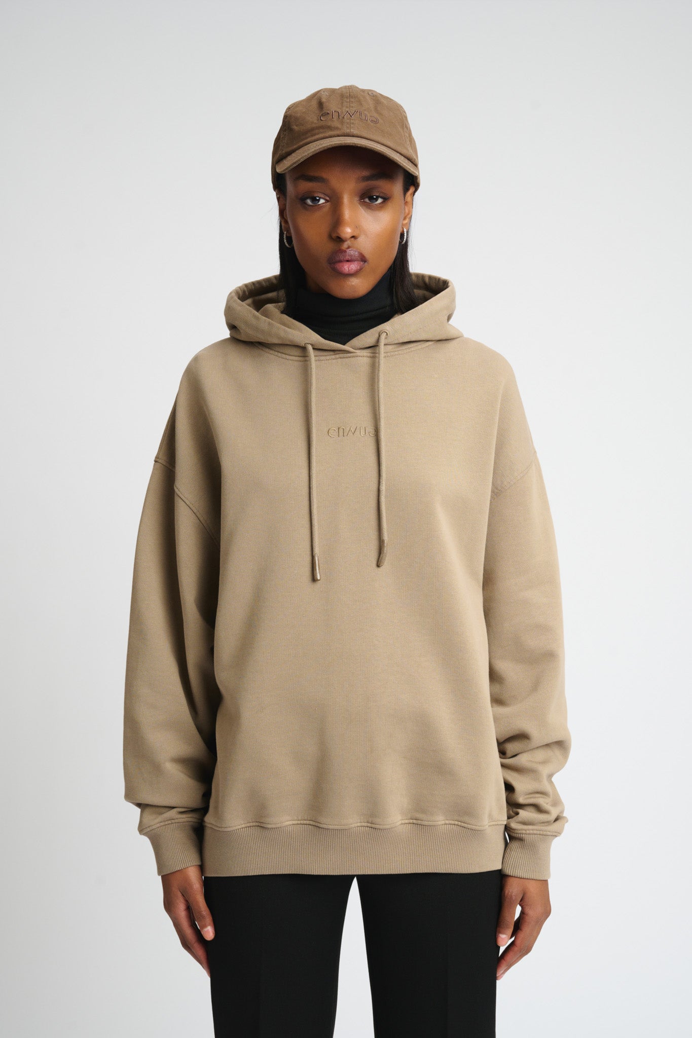 Titanite Hoodie Dark Beige