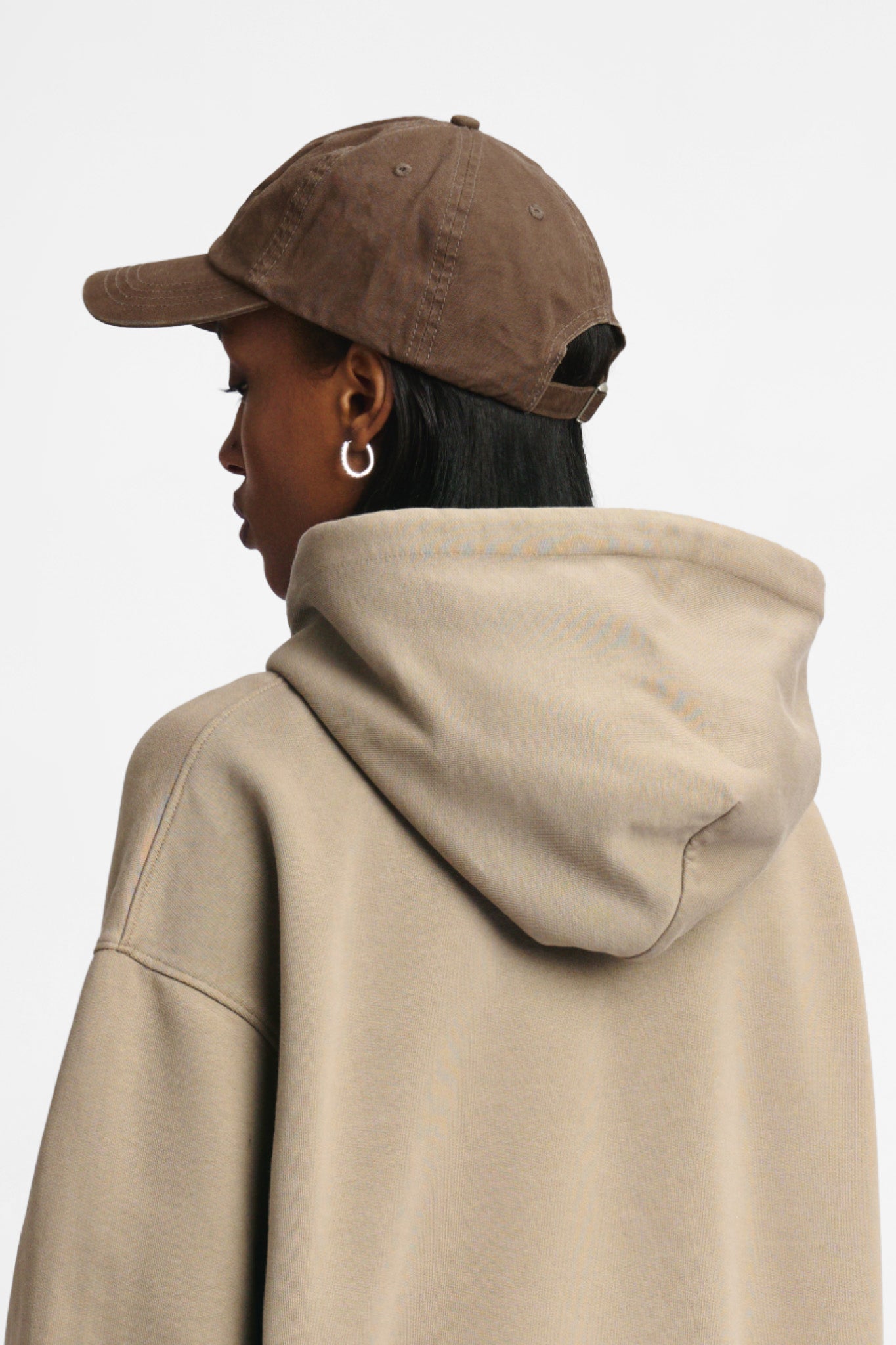 Titanite Hoodie Dark Beige W