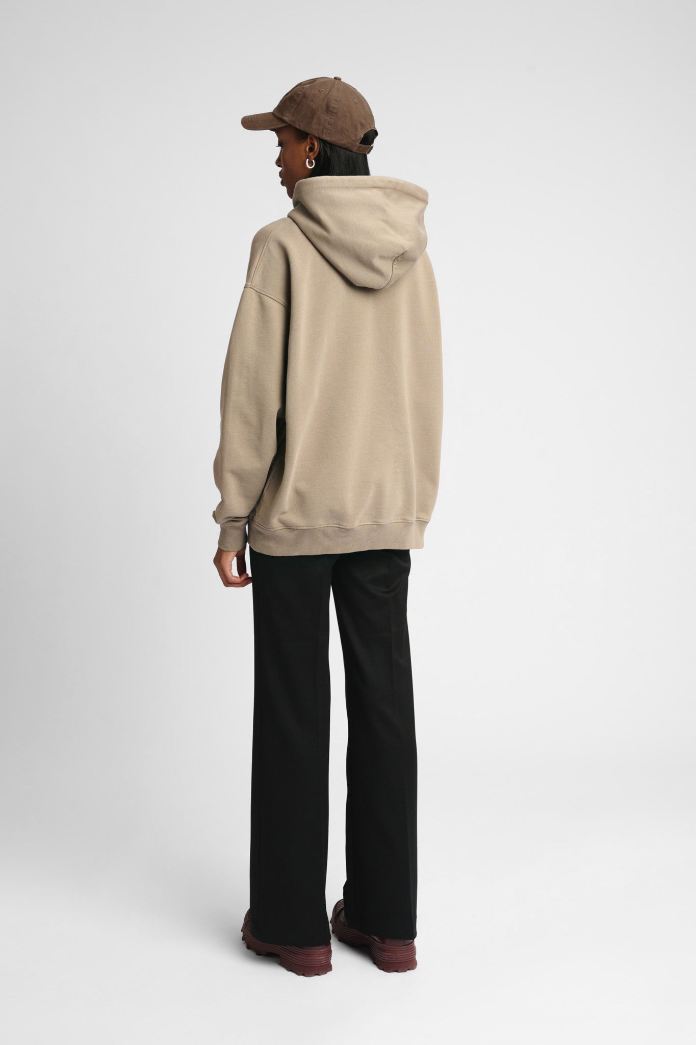 Titanite Hoodie Dark Beige W