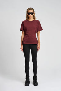 Topaz T-shirt Burgandy